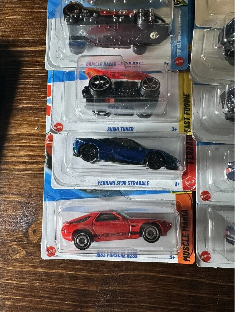 Hot Wheels LOT of 13 Cars Ferrari Mercedes Bugatti Porsche 911 McLaren